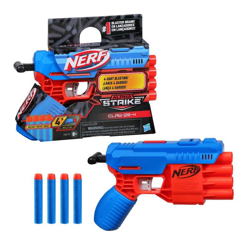 Lançador De Dardos Nerf Elite 2.0 Tetrad Qs4 Hasbro - F5026