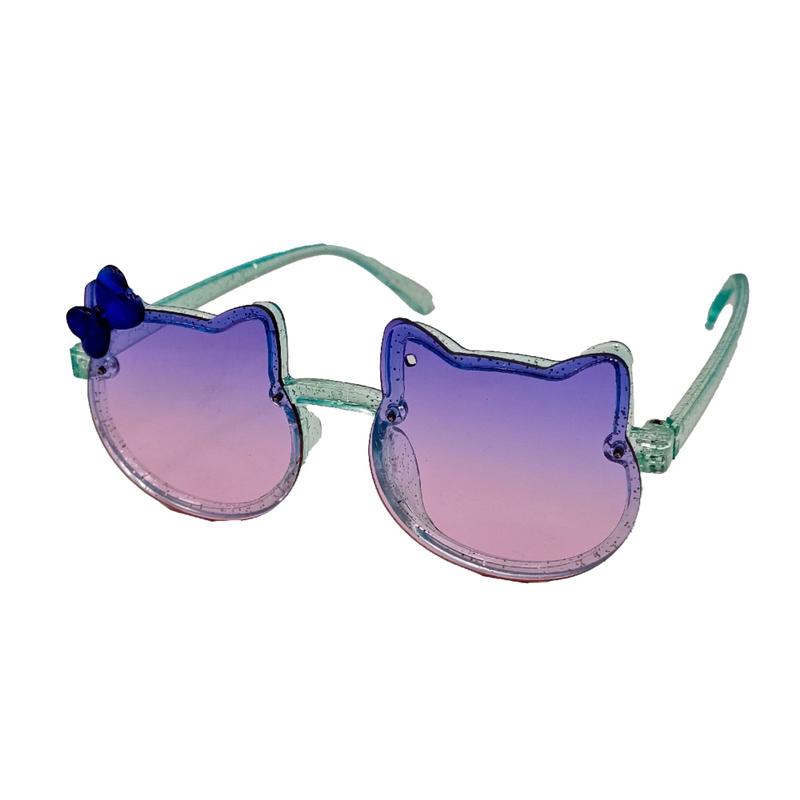 Óculos De Sol Infantil Merry Meninas - Modelo Olho De Gato Polarizado - Prata