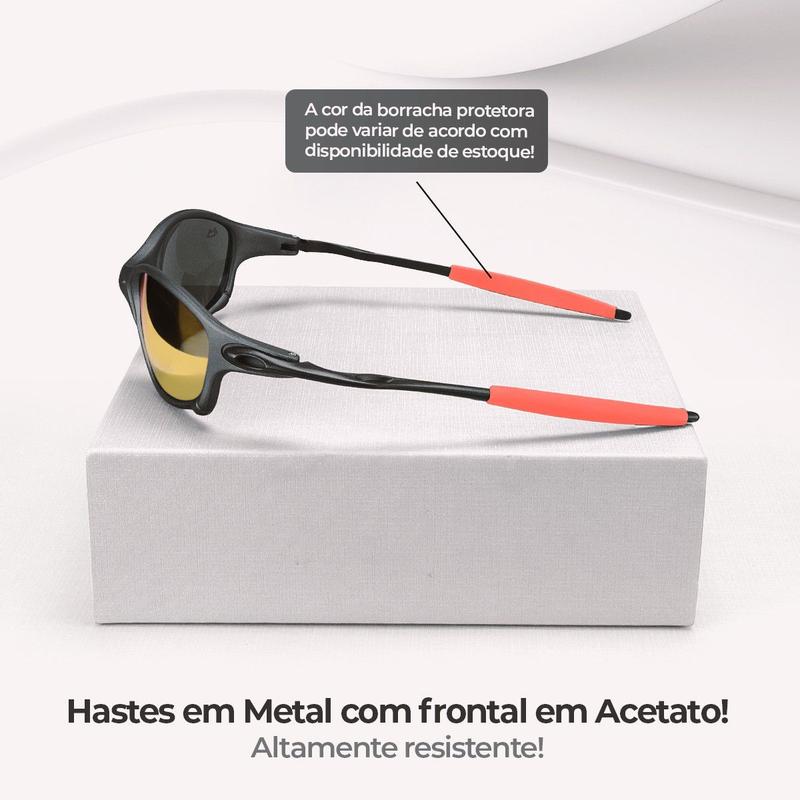 Oculos Juliet Espelhada Proteção UV Mandrake Lupa do Vilão Casual