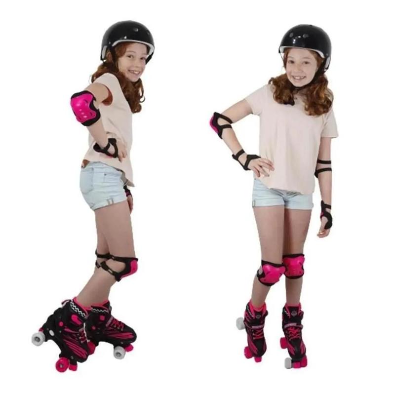 Patins 2 Em 1 Yusat - Rodas Piscantes Ajustáveis Para Crianças E Adultos