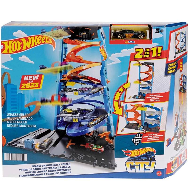 Carro de corrida HOT WHEELS 2 em 1 (Idade mínima recomendada: 5 anos)