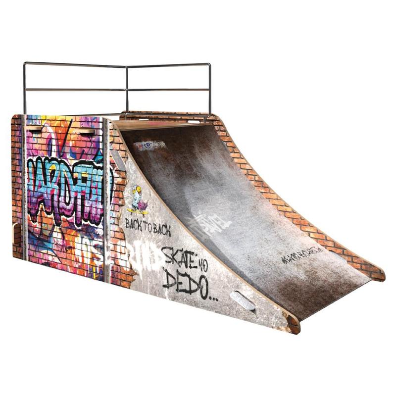 Pista Skate De Dedo Ramp Stair Iron Wood Com 3 Skates