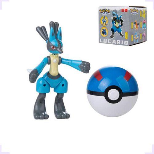 Brinquedo Pokemon Greninja Dentro De Pokebola Tamanho Real