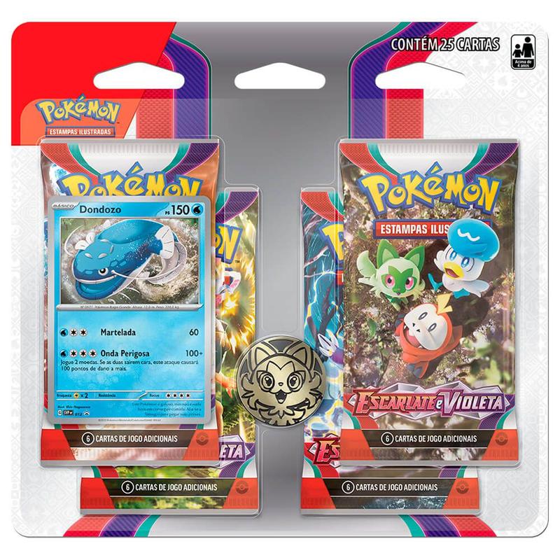 Cartas Pokemon - Triple Pack - Escarlate e Violeta 1 - Spidops