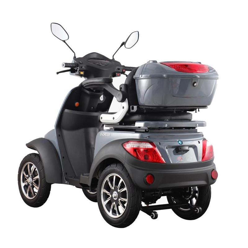Quadriciclo Elétrico - Duos E-Cross 1000w - Cinza - Duos Bikes - Triciclo Adulto - Magazine Luiza