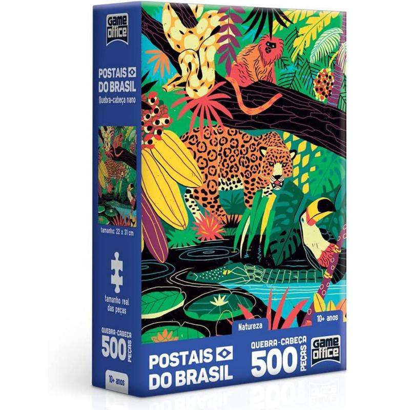 Quebra-Cabeça - Panorâmico - 1500 Peças - Natureza Brasileira - Toyster