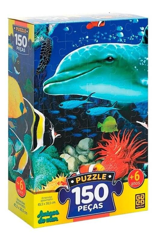 Grow Quebra Cabeça 1000 Peças Sintra Puzzle Infantil