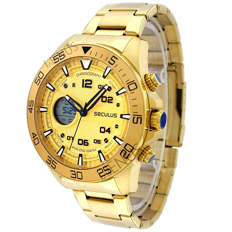 Relógio Seculus Lançamento Original Masculino Esportivo Relógio