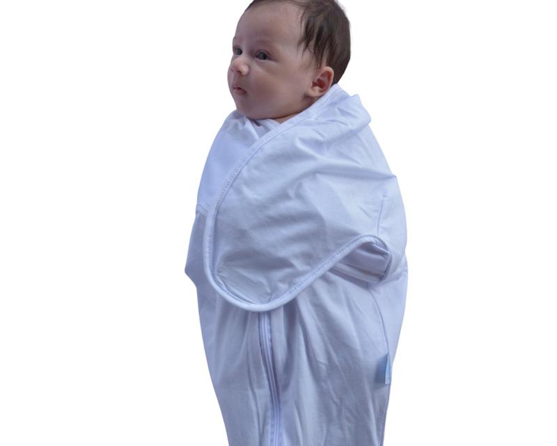 Saco porta bebê swaddle de malha com zíper 64cmx54cm baby joy