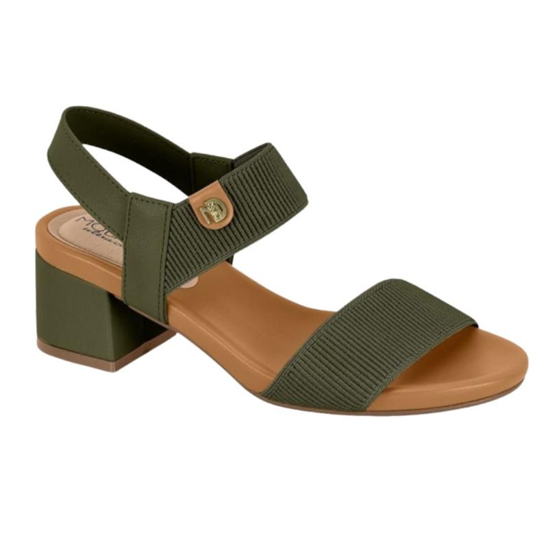 Sandália Salto Grosso Baixo Modare Calce Fácil 7187100 Modare