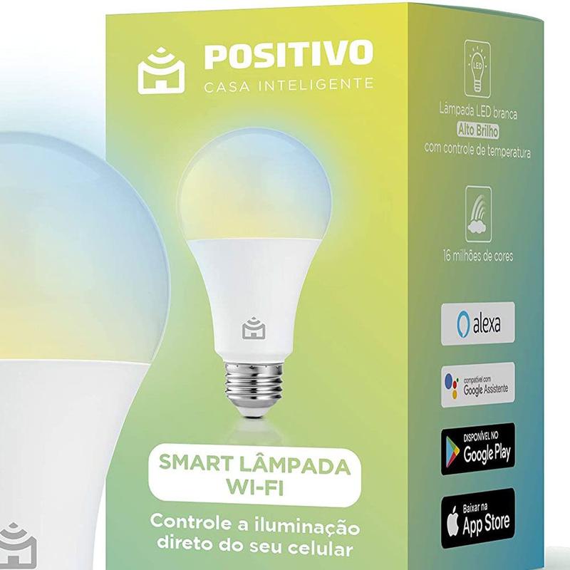 Luz Amarela Apagar Luz Verde Alexa Lâmpada Led Bulbo Smart 9W