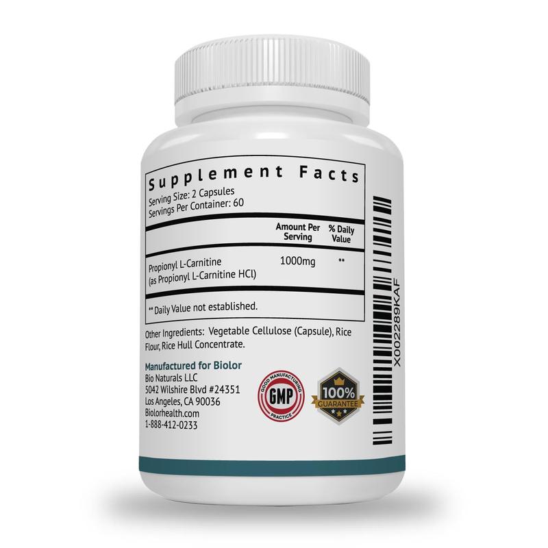 propionil l carnitina Piping Rock GPLC Glicina Propionil-L-Carnitina | 1250mg | 60 Cpsulas | Plus CoQ10 CARNIDYN FAST MAG/POT 20BUST