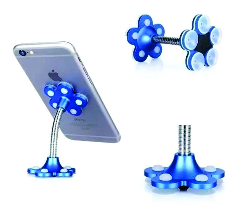 Suporte Celular Carro SUNCARACCL Bling - Ventosa Painel Cristal Rosa