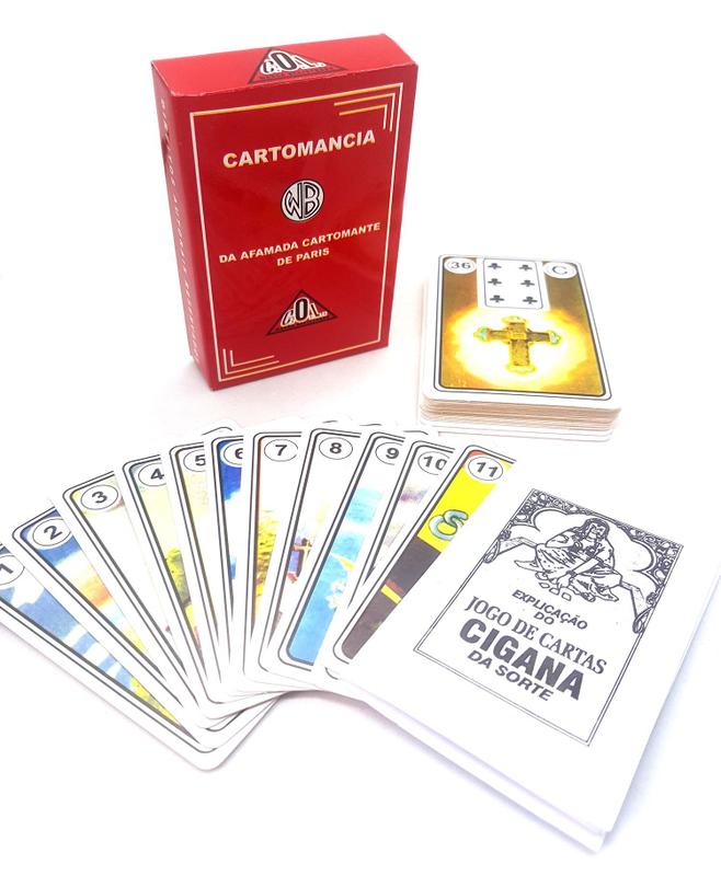 Kit Especial para Iniciantes no Tarot + 2 Baralho Cigano 36 Cartas e  Oráculo Marselha + Manual e Brinde