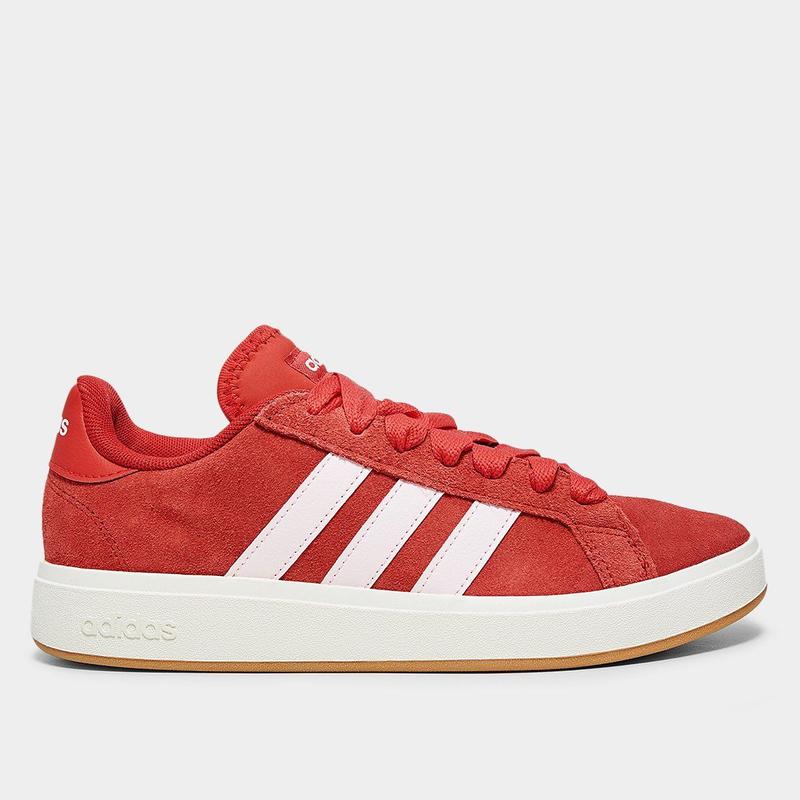 Tênis Adidas Grand Court Base Suede Feminino Tênis Esportivo
