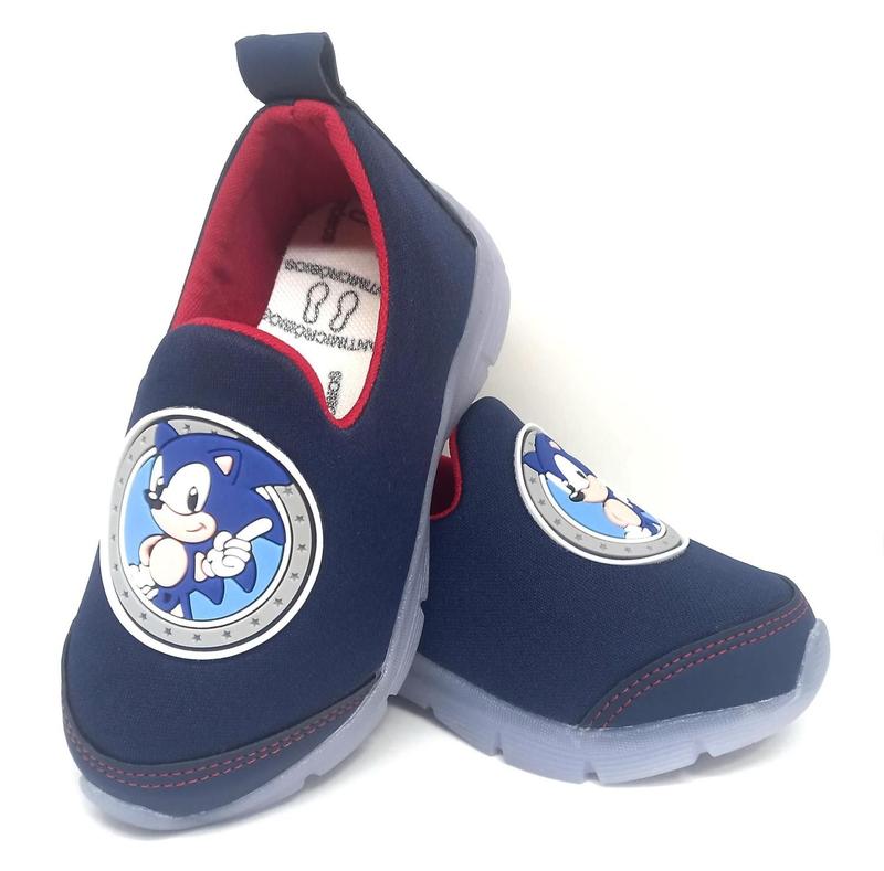 Tenis Infantil Calce Facil Luz Led que Pisca Conforto Sonic