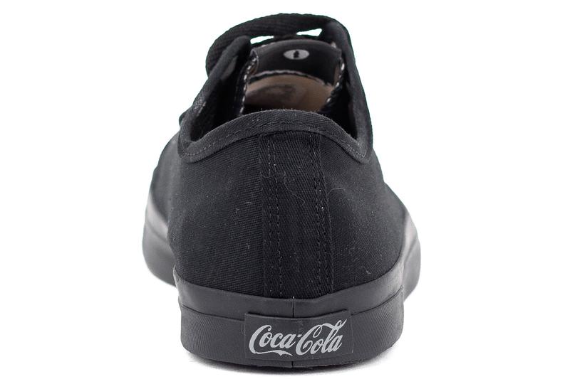 Canvas Tenis Preto Masculino Coca Cola Tênis Masculino Coca Cola Casual Plaza Canvas Confortável Cadarço 2715L  Preto Netshoes