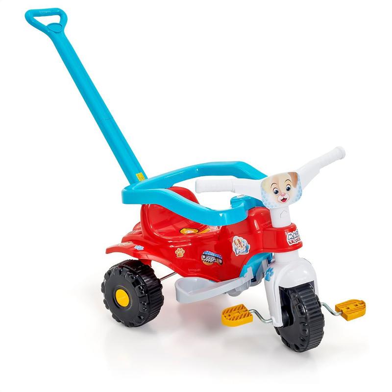 Motoca Menino Triciclo Infantil C/ Empurrador Totokinha - R$ 239,99