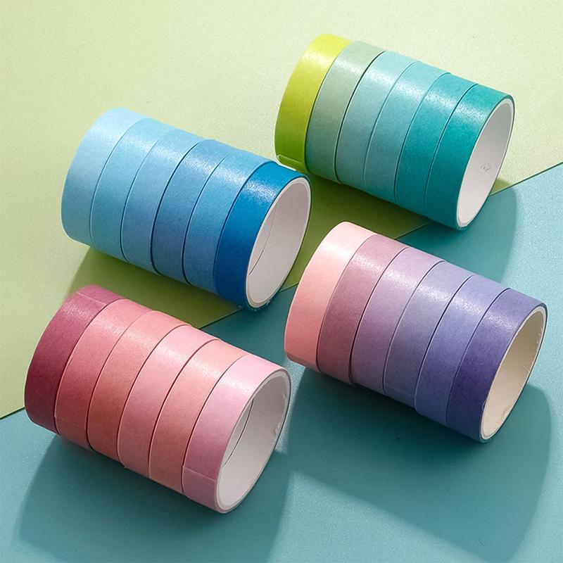 Kit Fita Washi Phinus - 16 Rolos, 15mm X 5m, Cores Arco-Íris, DIY E Scrapbook