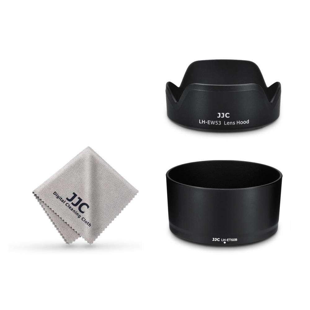 (1+1) Kit de lente dupla JJC para Canon R50 R100 R100 RF-S 18-45 mm F4.5-6.3 é STM e RF-S 55-210 mm F5-7.1...