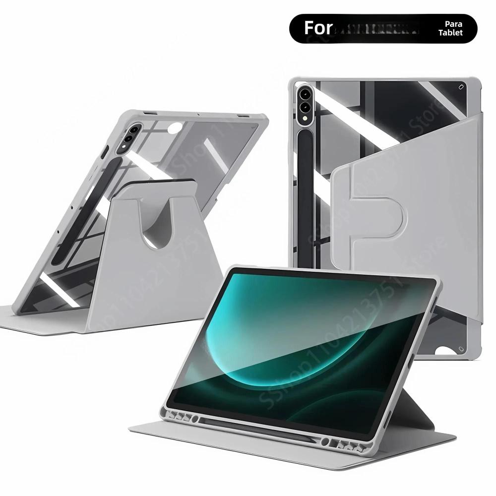 360 graus Capa Rotativa Para Tablet Samsung Galaxy S11 S10 S9 S8 S7 FE Lite A9 A11 plus 14.6 12.4 11 - NONE - foto 3