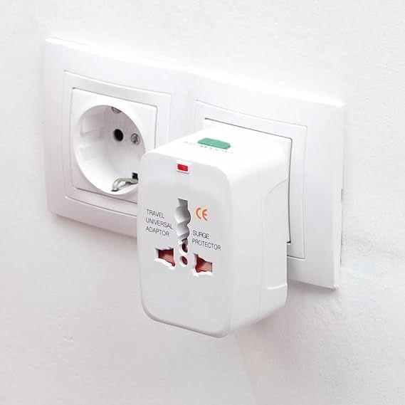 Adaptador Universal De Tomada Para Viagem 150 Países Bivolt - foto 3