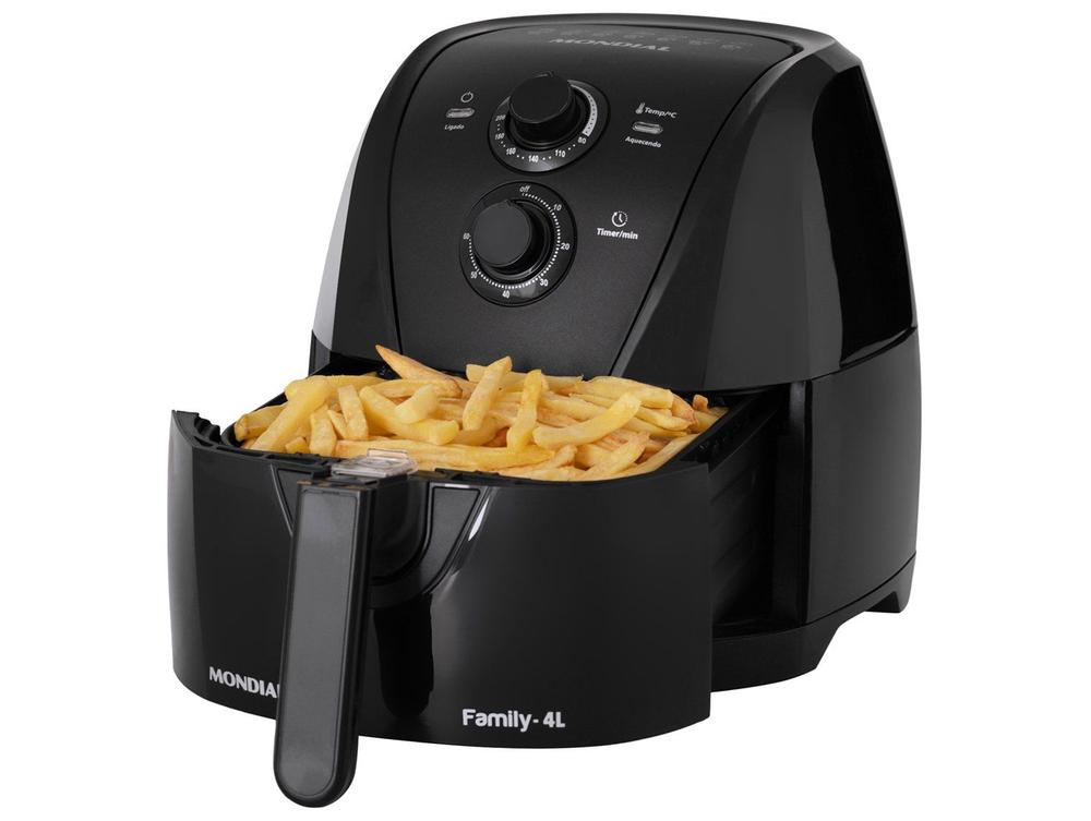 Air Fryer Mondial AFN-40-BF Preta com Timer