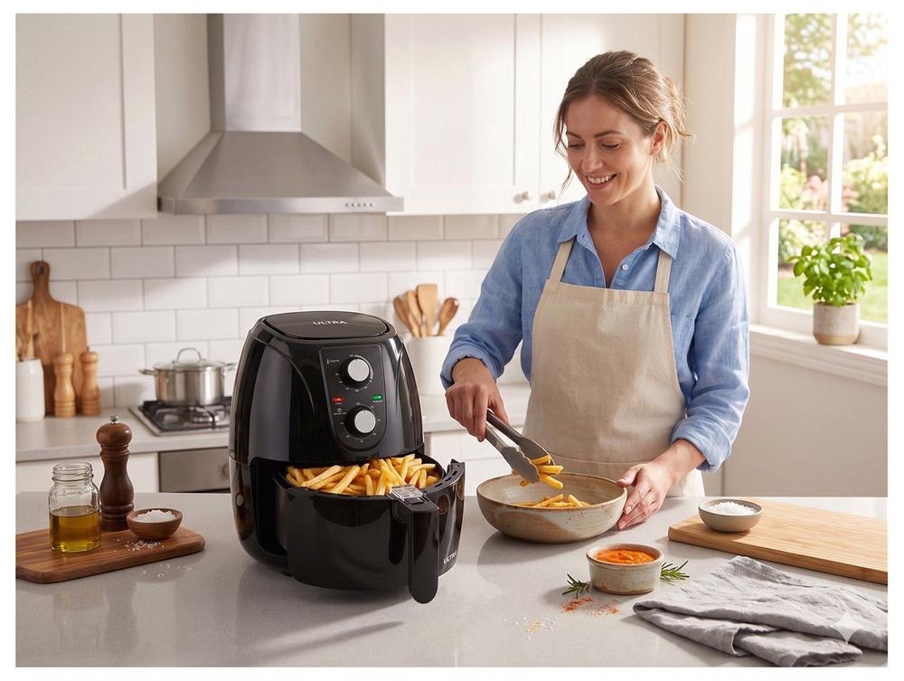 Air Fryer Ultra AF-UT-01 Preta com Timer 3,2L