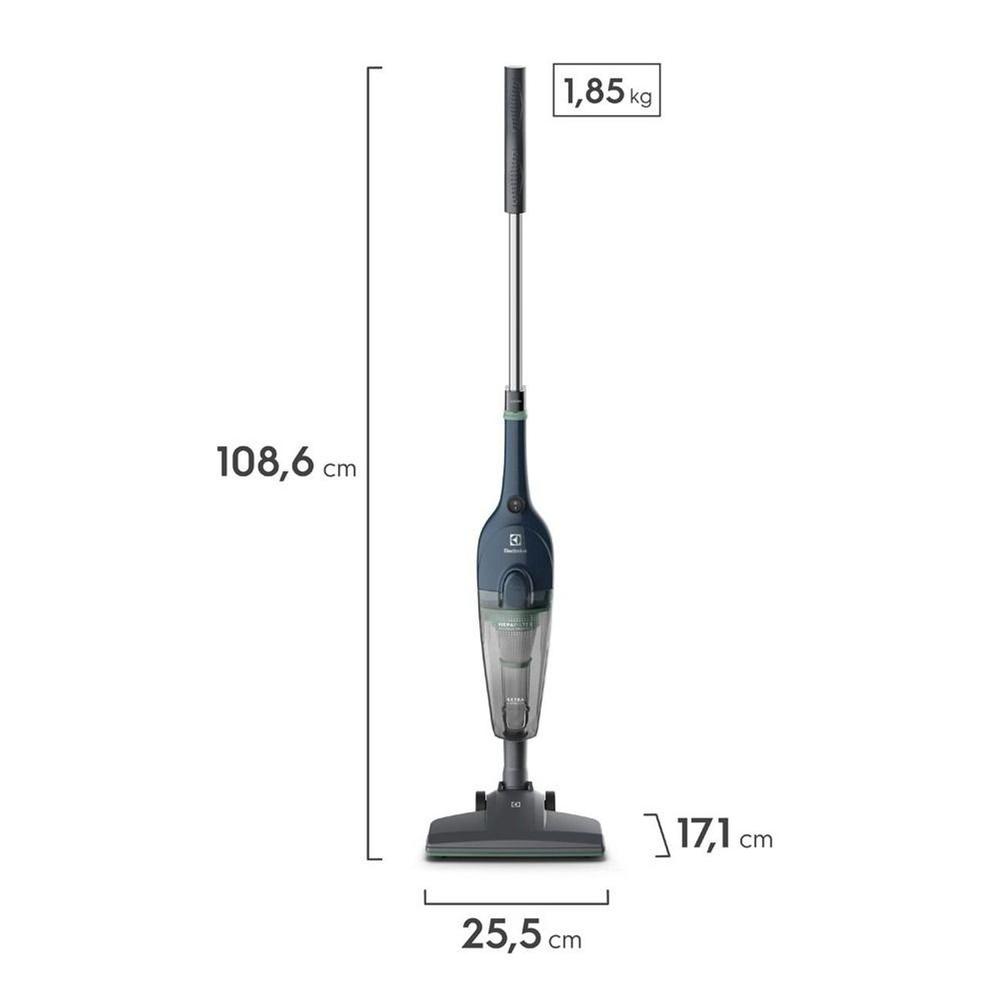 Aspirador de Pó Vertical e Portátil Electrolux Filtro HEPA 1450W Plus STK14 Denim Blue