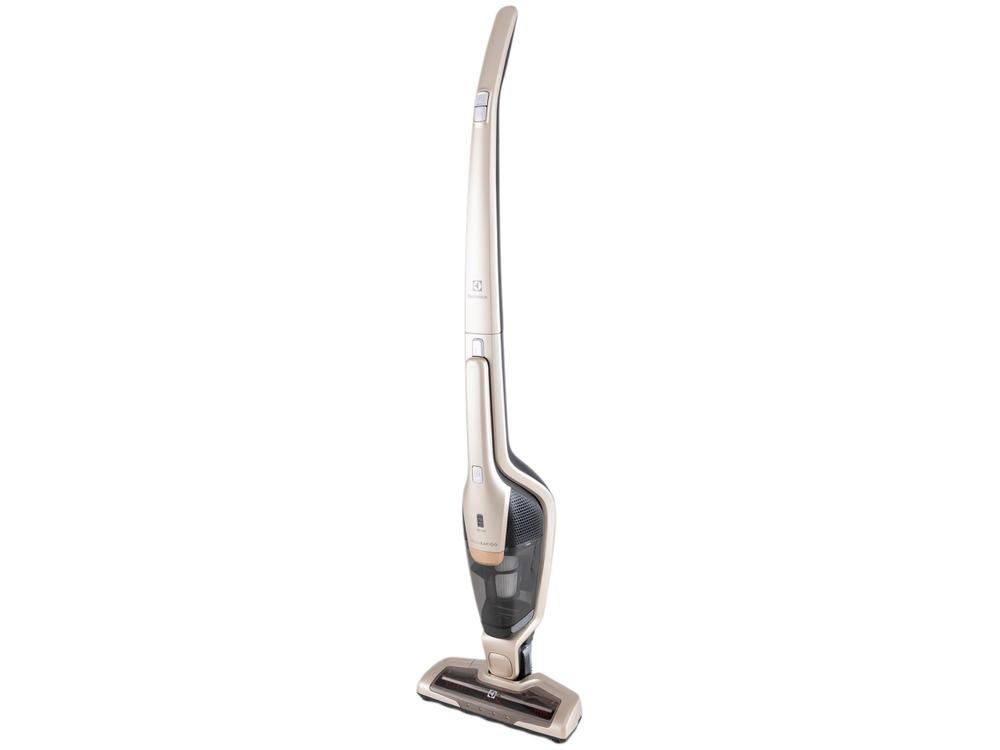 Aspirador de Pó Vertical Sem Fio Electrolux Ergorapido 2 em 1 Bocal Pet até 45 min Dourado (ERG26)