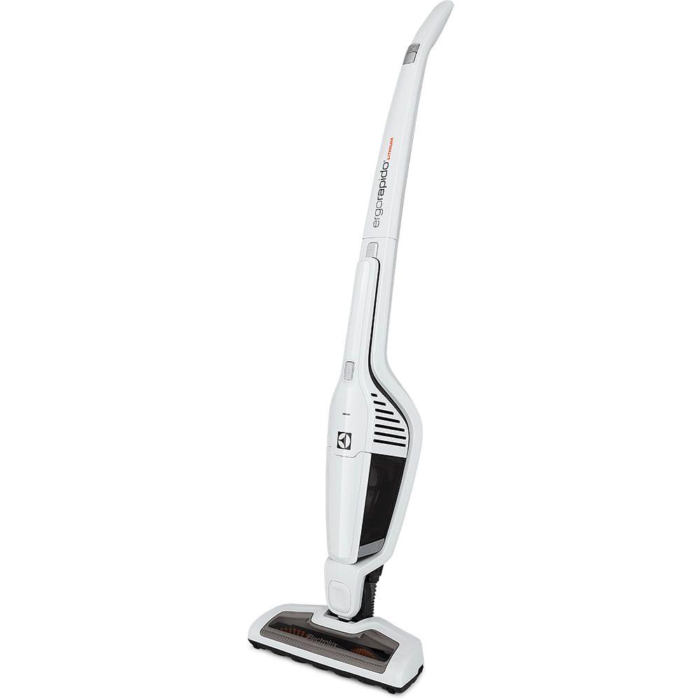 Aspirador de Pó Vertical Sem Fio Electrolux Ergorapido 2 em 1 Cyclone até 21 min Branco (ERG21)