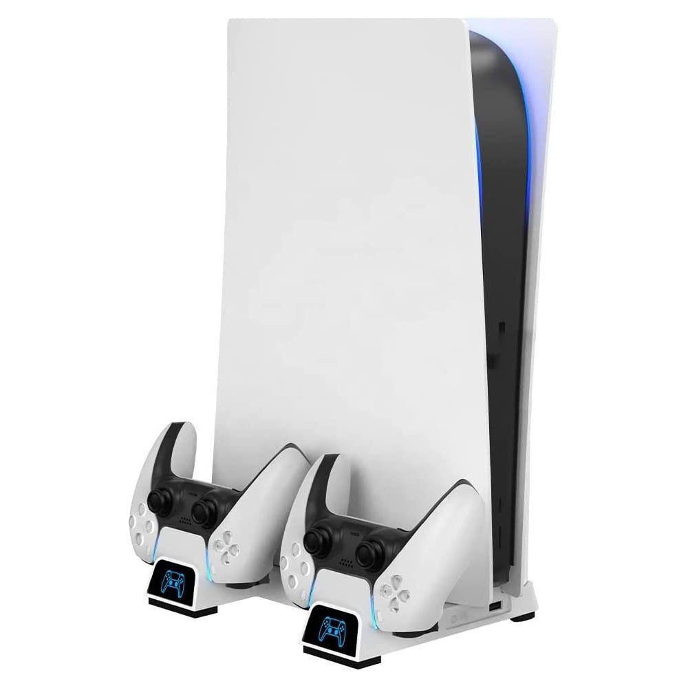 Base Suporte Vertical Ps 5 Multifuncional Cooler Carregador