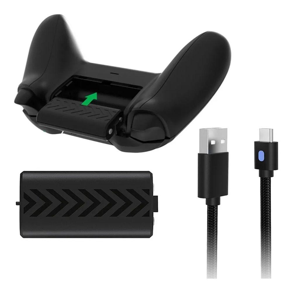 Bateria Recarregável 1200mAh Compatível com Controle Xbox Series S/X + Cabo USB Tipo C 3 Metros - foto 4
