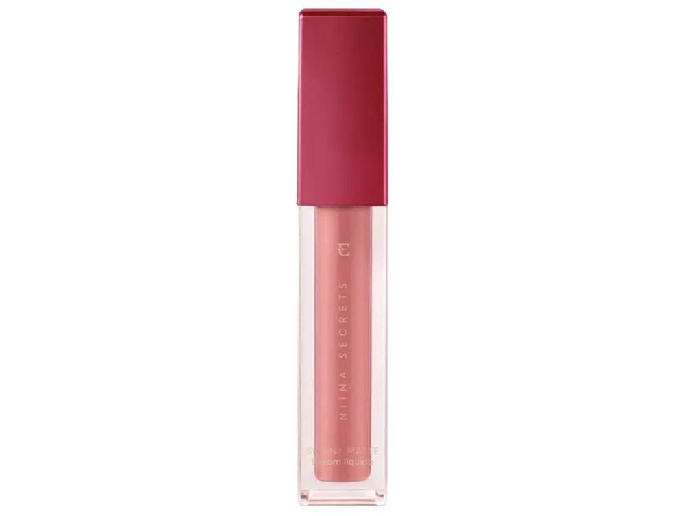 Batom Líquido Aveludado Eudora Niina Secrets Skinny Matte Longa duração 5ml