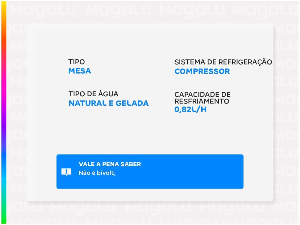 Bebedouro Esmaltec Egm30 Preto Mn 127v - foto 2