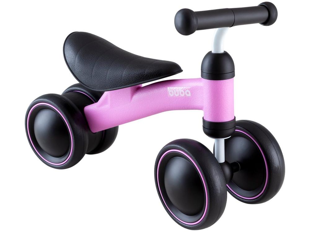Bicicleta Andador de Equilíbrio Infantil Buba Rosa