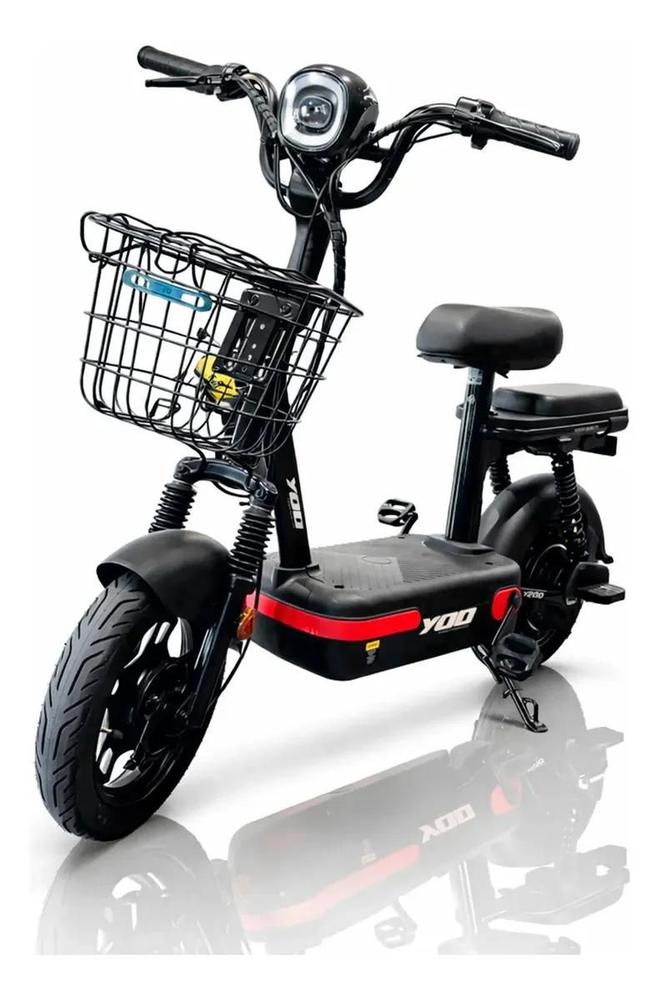 Bicicleta Elétrica Yoo Mobility Y-200 350w Farol Led Scooter