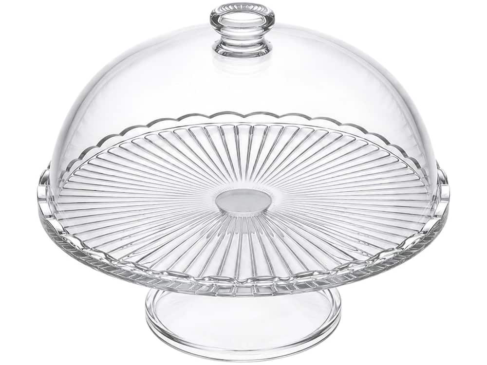 Boleira de Vidro com Tampa de Vidro Redondo Haus Concept Lumina 29cm
