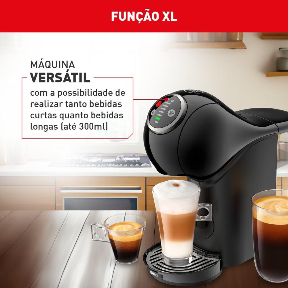 Cafeteira Dolce Gusto Arno Genio S Plus DGS2 Cápsula Automática Preta - foto 4