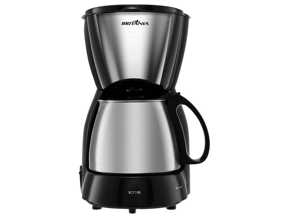 Cafeteira Elétrica Britânia BCF19B Inox 18 Xícaras