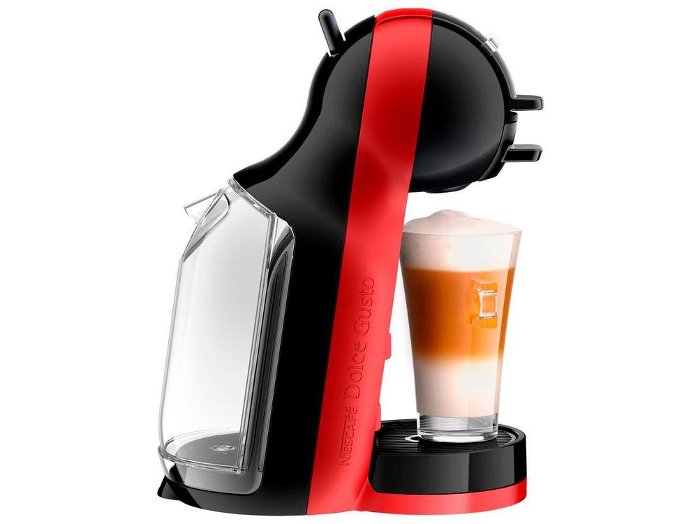 Cafeteira Nescafe Dolce Gusto Mini Me Vermelha e Preta Automática Cápsulas 110v