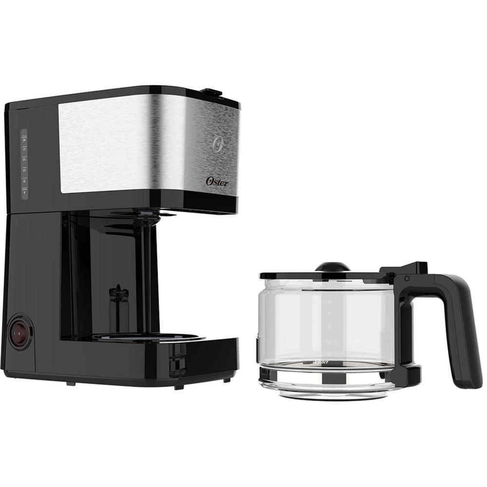 Cafeteira Oster Compacta Inox Jarra de Vidro 750ml Ocaf300 - foto 4