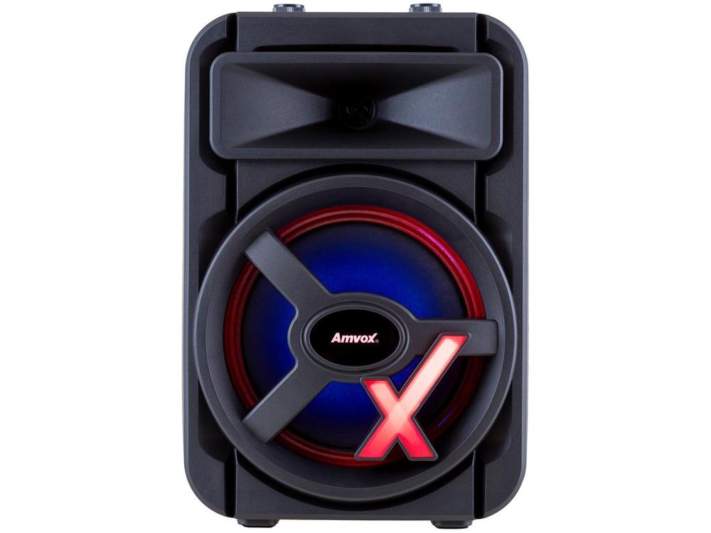 Caixa de Som Amplificada Bluetooth Amvox - ACA 251 New X 250W 8” USB com Tweeter