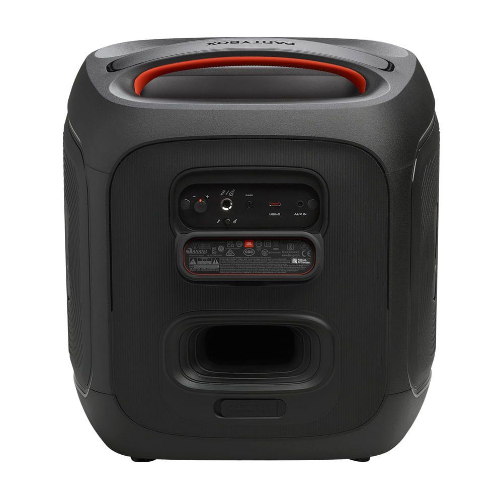 Caixa de Som Bluetooth JBL Partybox Encore Essential 2 Preto, Bateria de Até 15H à Prova d'Água IPX4
