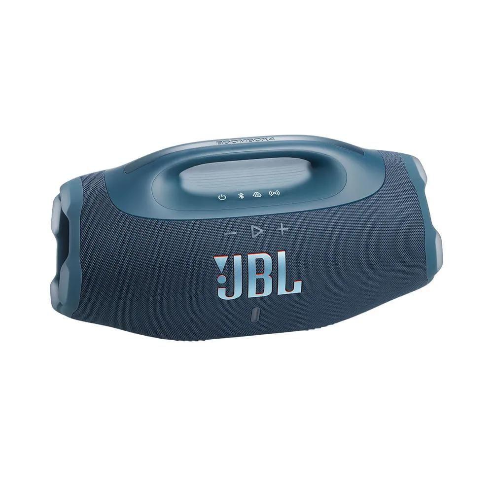 Caixa de Som JBL Boombox 4 Auracast IP68 Bluetooth até 34 hrs de autonomia Azul