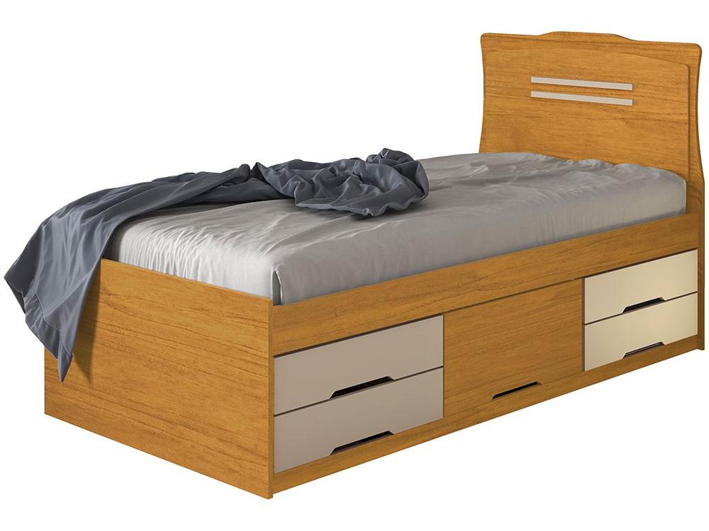 Cama de Solteiro Conquista Móveis Julia
