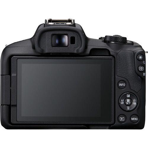 Câmera canon eos r50 com lente 18-45mm mirrorless