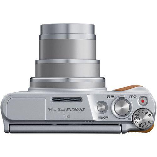 Câmera canon powershot sx740 hs prata - foto 4