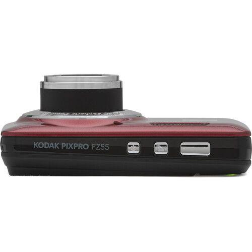 Câmera digital kodak pixpro fz55 (vermelha) - foto 3
