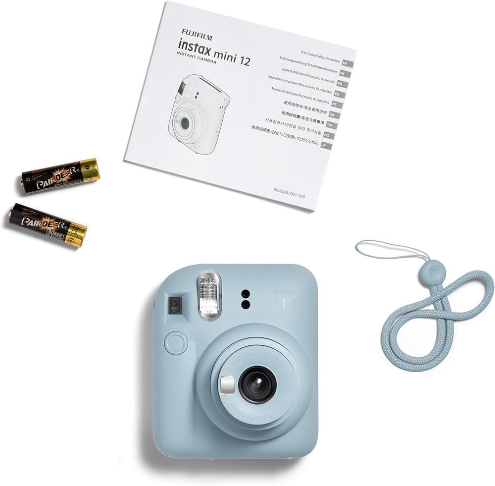 Câmera Instax Mini 12 Fujifilm Pastel Blue (Azul)